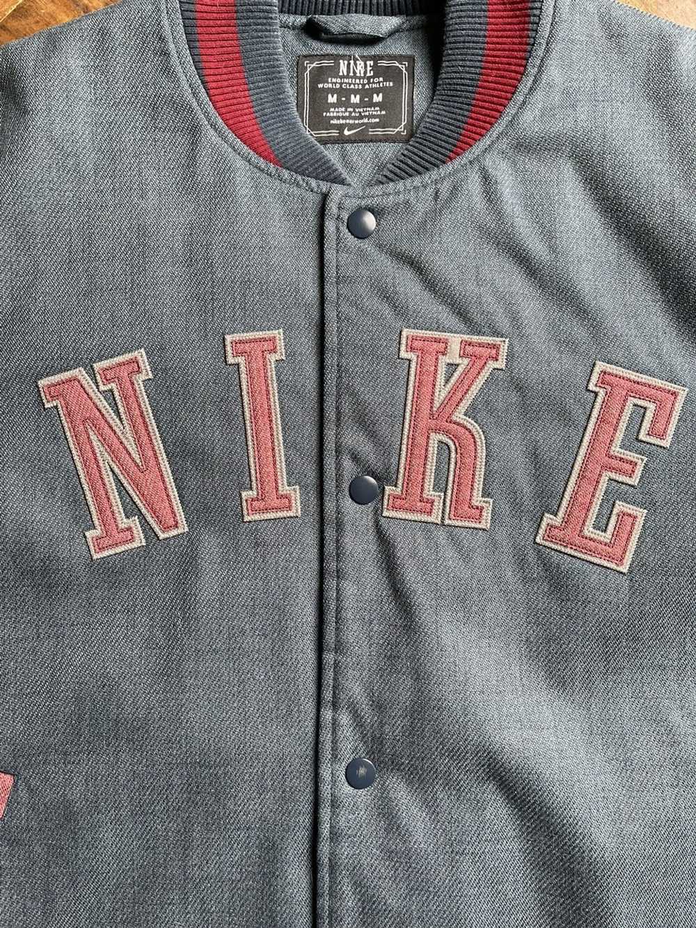 Nike × Vintage Vintage Nike Varsity Jacket Two To… - image 3