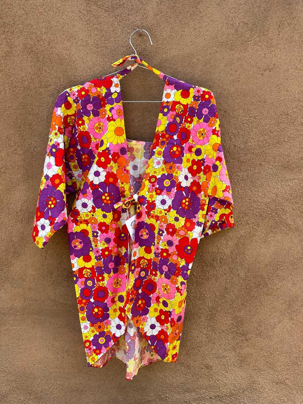 1960's Floral Rear Lace Tunic - image 2