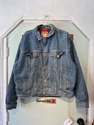 80's Flannel Lined GAP Denim Trucker Jacket