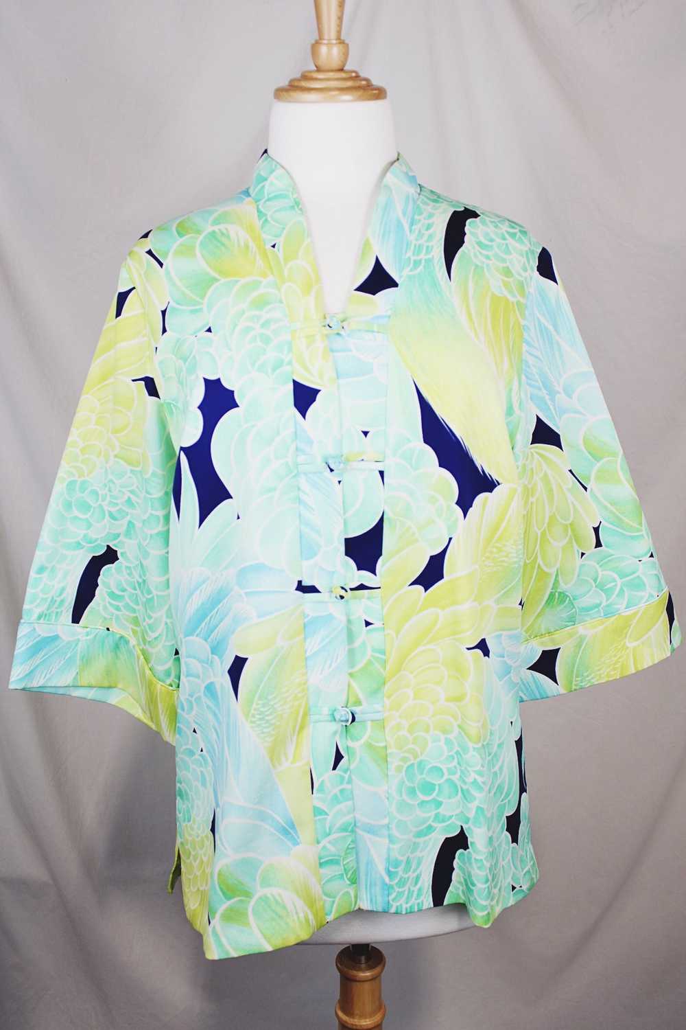 Floral Printed Tunic Blouse - image 1