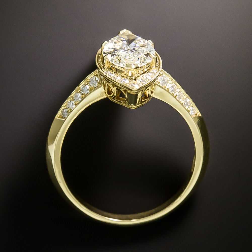 Lang Collection 1.44 Carat Marquise-Cut Diamond E… - image 3