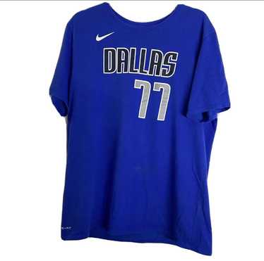 Dallas Mavericks Nike 2022-23 City Edition Luka Dončić Womens Name & Number Tee XL / Rush Blue