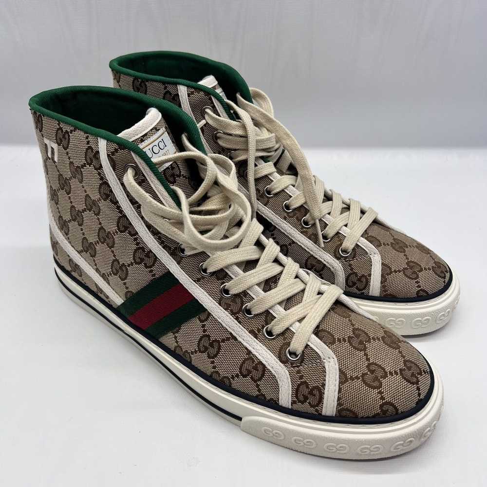 Gucci Men's Gucci Tennis 1977 High-Top Sneakers - Gem