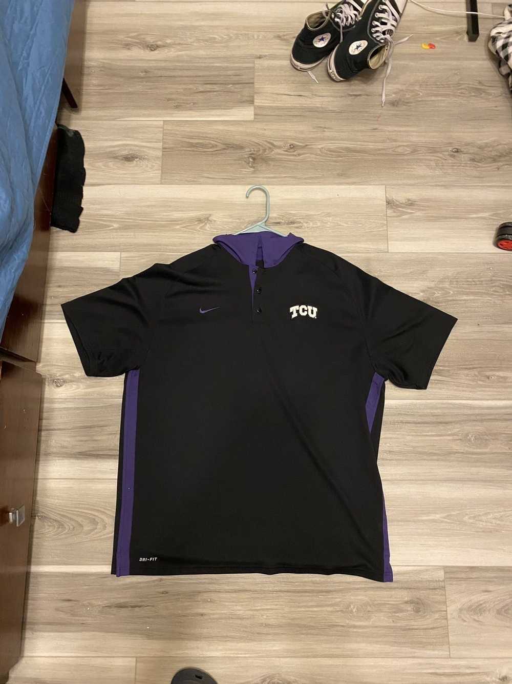 Vintage TCU College Polo Shirt - image 1