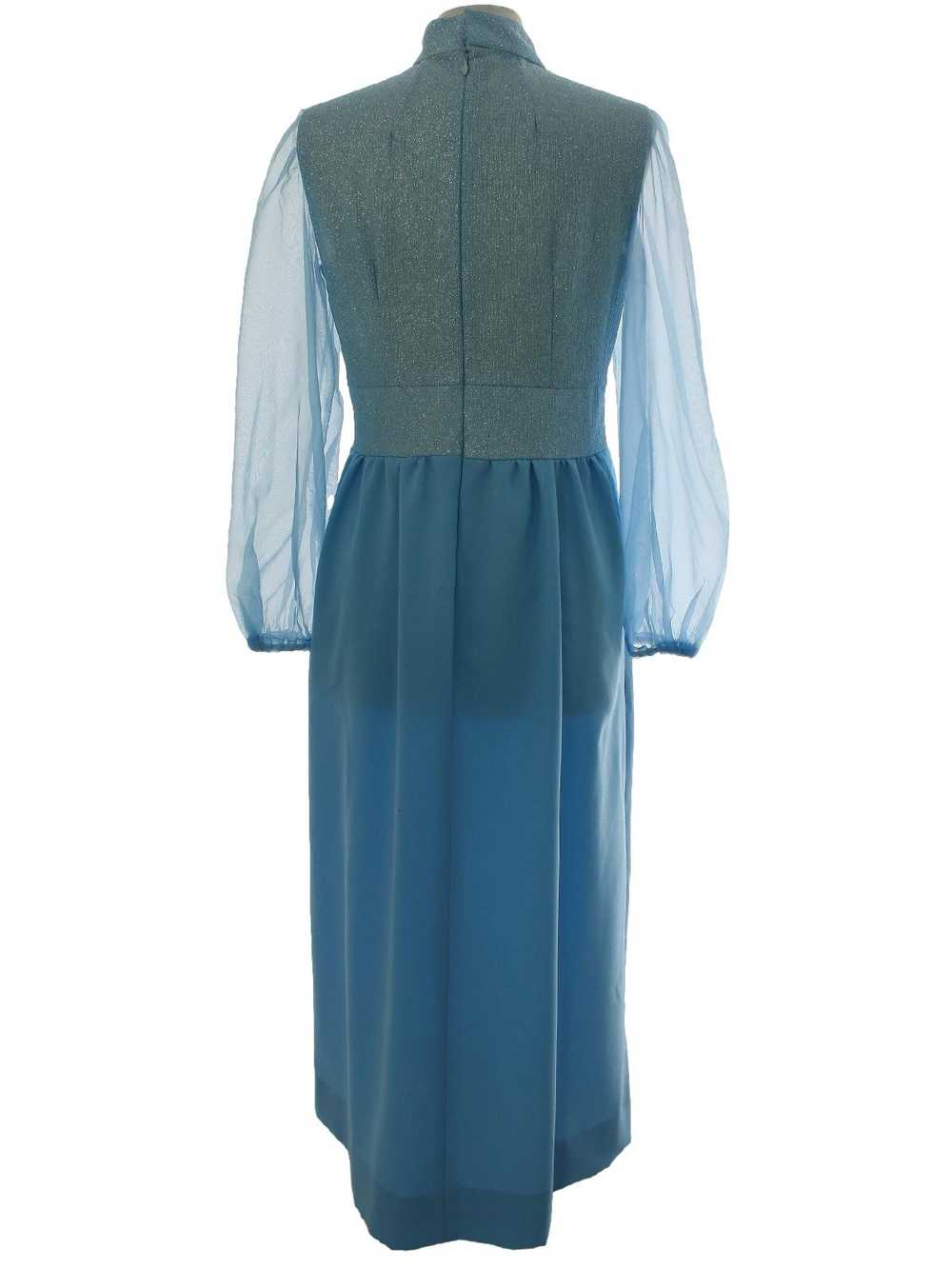1970's Mod Prom or Cocktail Maxi Dress - image 3