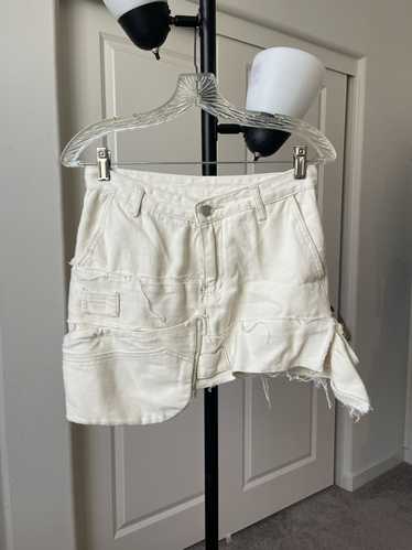 Other Upcycled Cream/White Skirt