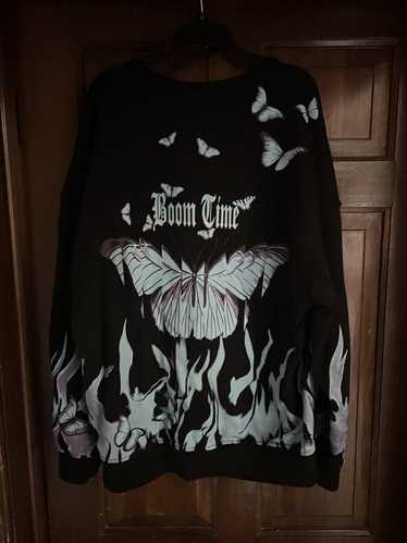 Vintage *Vintage* Flaming Butterfly Sweater