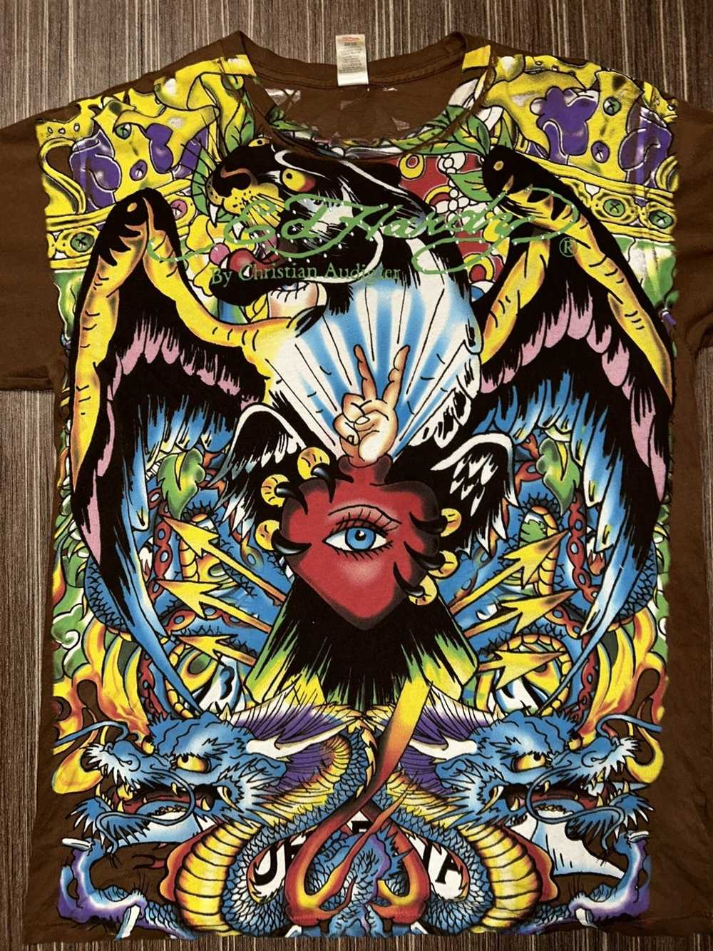 Christian Audigier × Ed Hardy Ed Hardy Heart T-Sh… - image 2