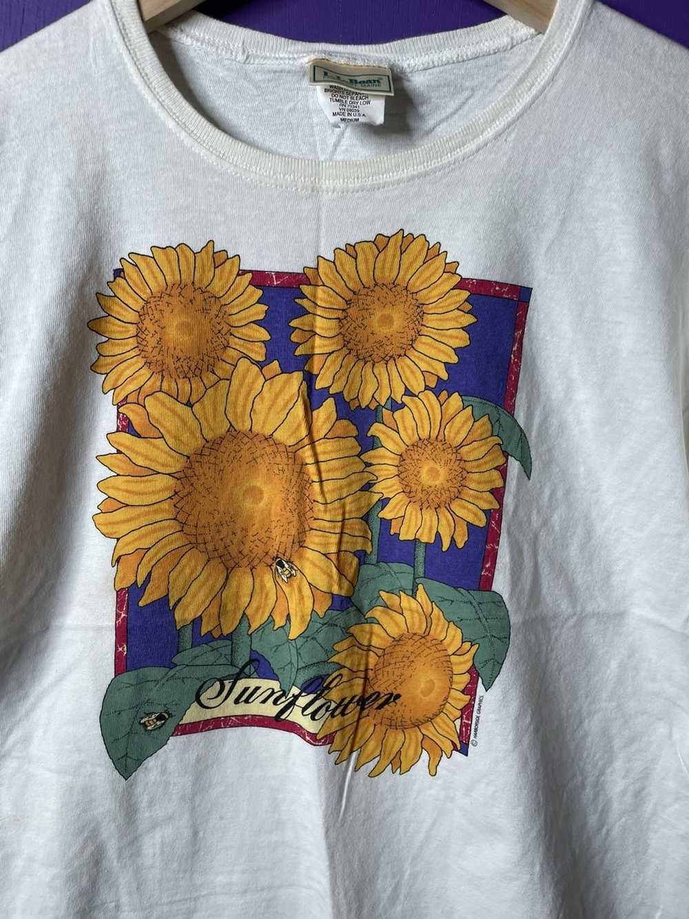 L.L. Bean × Vintage Vintage 90s LL Bean sunflower… - image 3