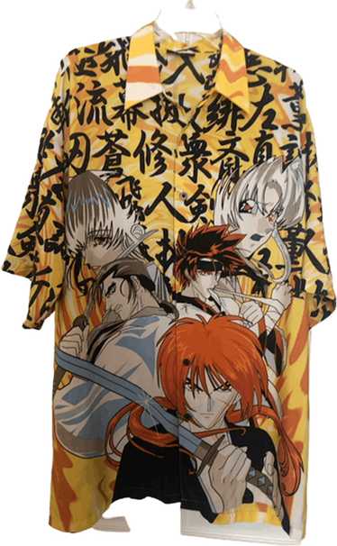 Streetwear × Vintage Rurouni Kenshin Anime Print B