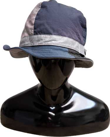 Trapunto Bucket Hat / navy-