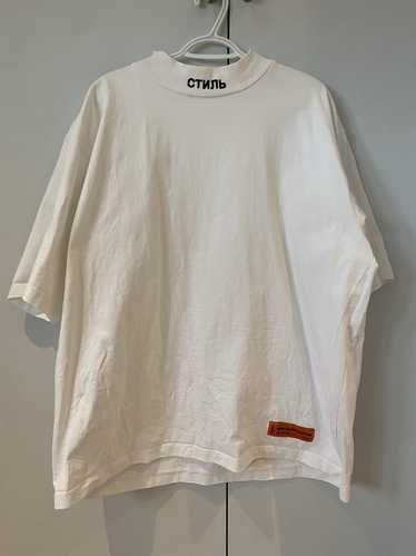 Heron Preston Heron Preston mock neck white logo … - image 1