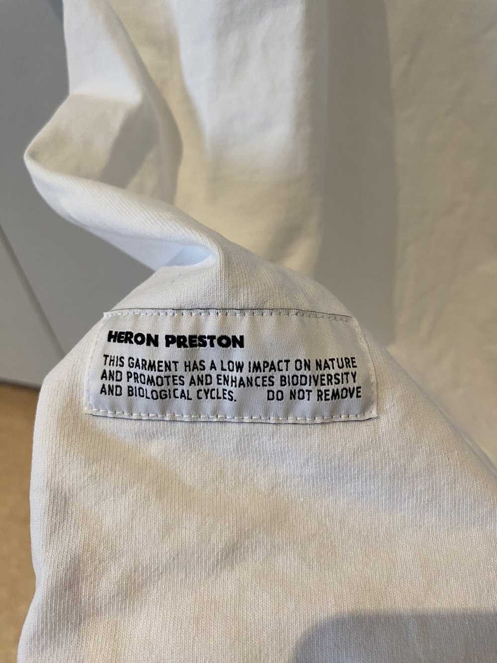 Heron Preston Heron Preston mock neck white logo … - image 6