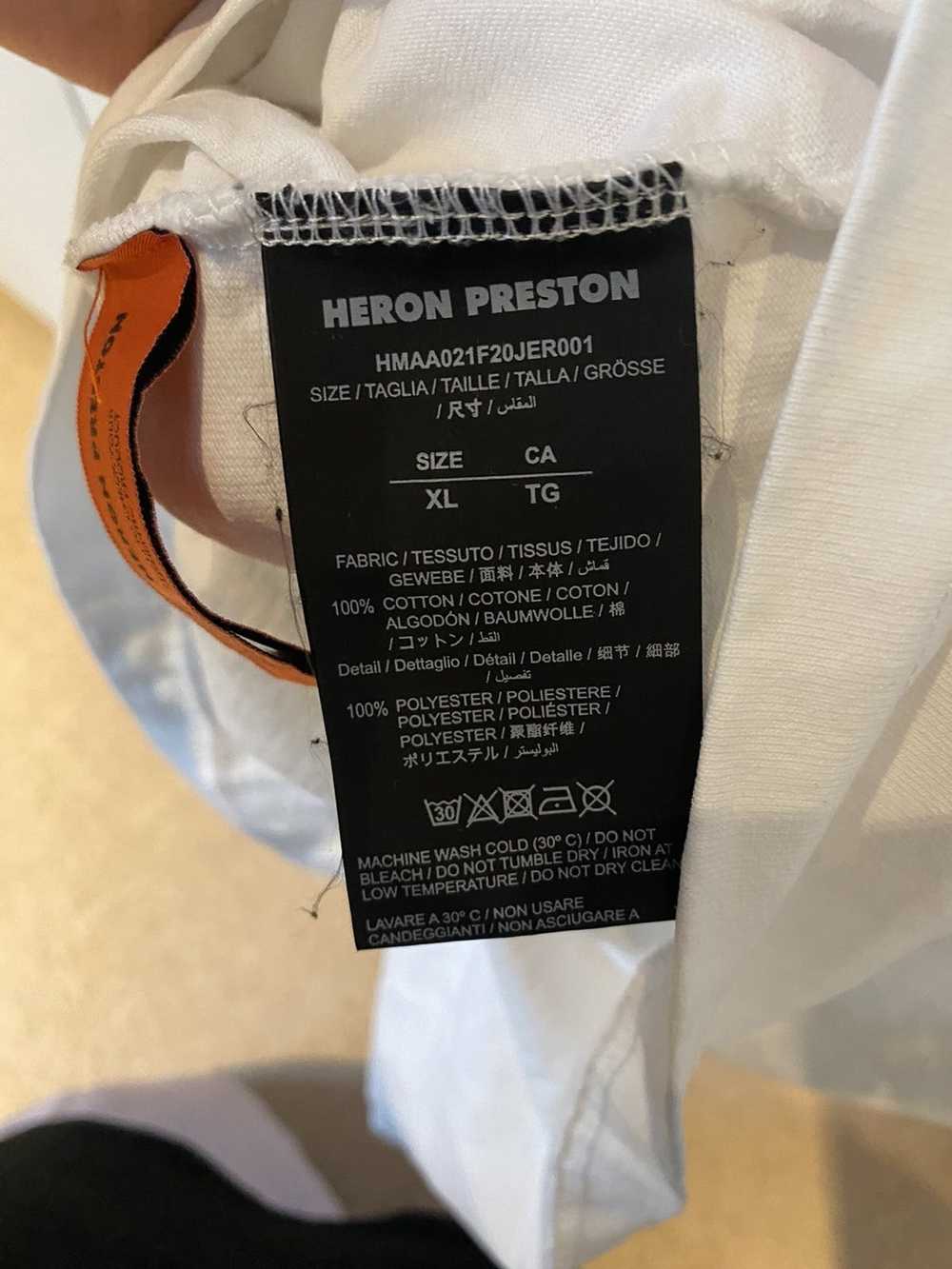 Heron Preston Heron Preston mock neck white logo … - image 7