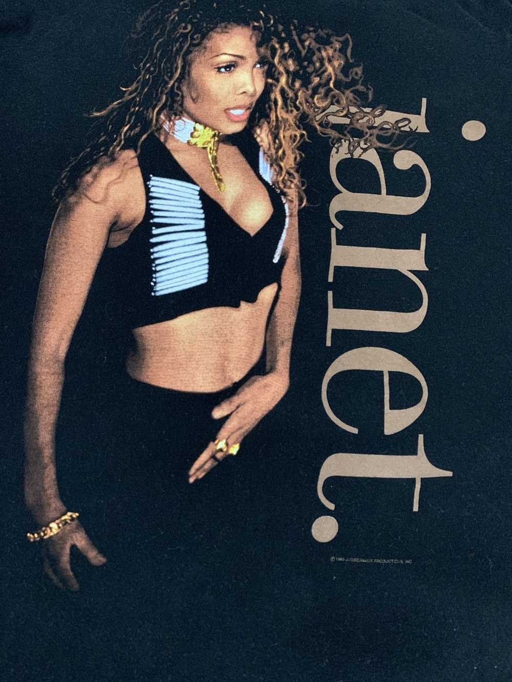 Band Tees × Rap Tees × Vintage Vintage 90s Janet … - image 3