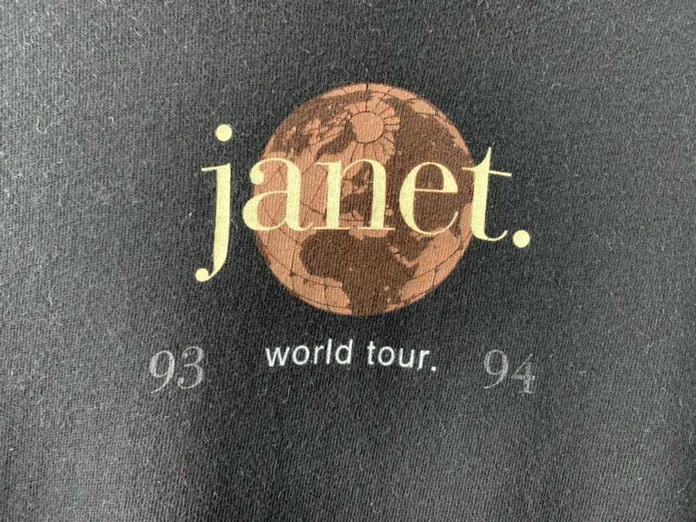 Band Tees × Rap Tees × Vintage Vintage 90s Janet … - image 4