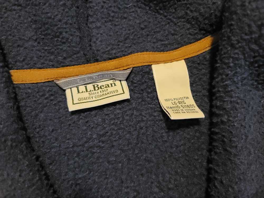 L.L. Bean Vintage LL Bean 1/4 Fleece Pullover - image 3