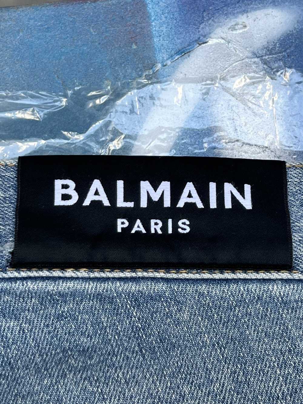 Balmain Balmain Ribbed Slim Denim in Blue - image 11