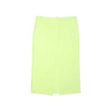 Gianni Versace SS98 Neon Green Rayon Skirt - image 1