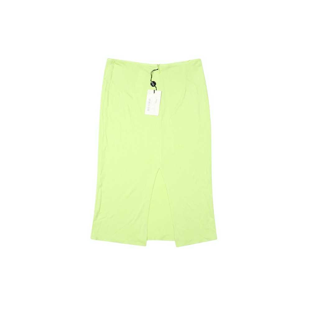 Gianni Versace SS98 Neon Green Rayon Skirt - image 2