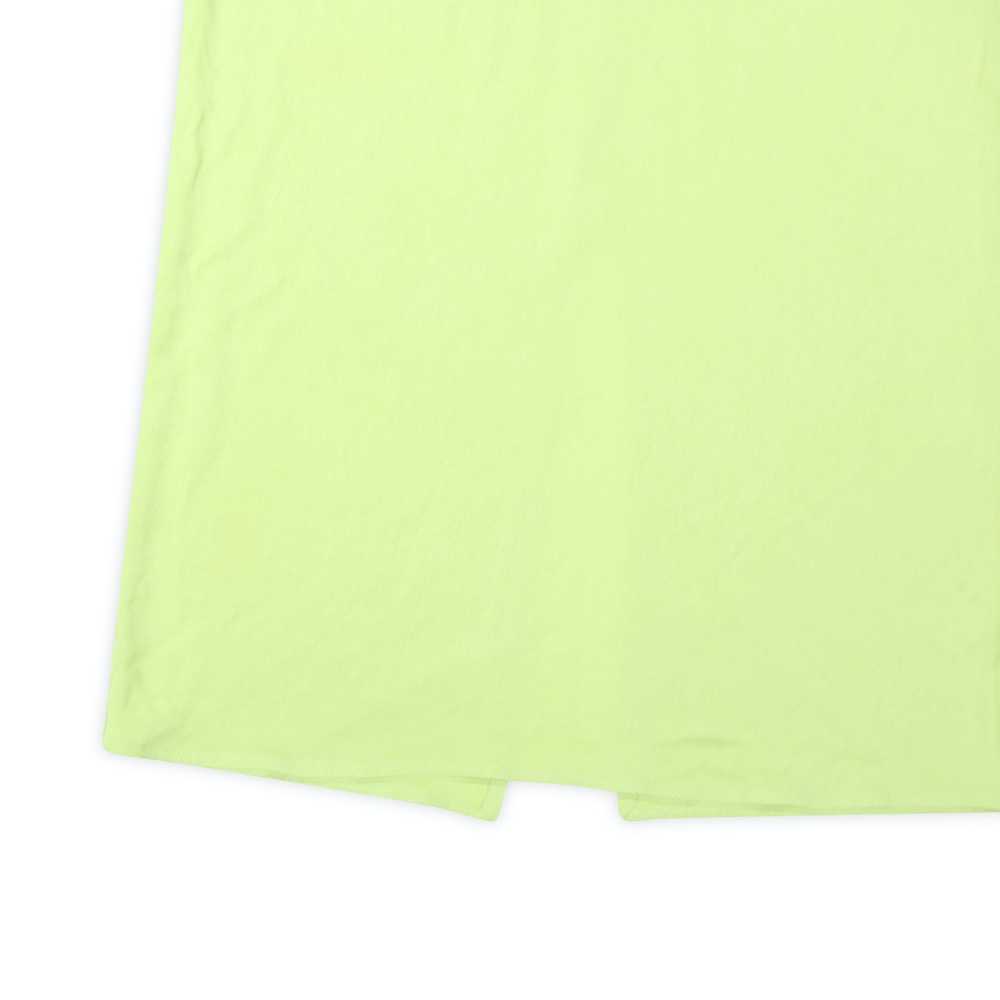 Gianni Versace SS98 Neon Green Rayon Skirt - image 3