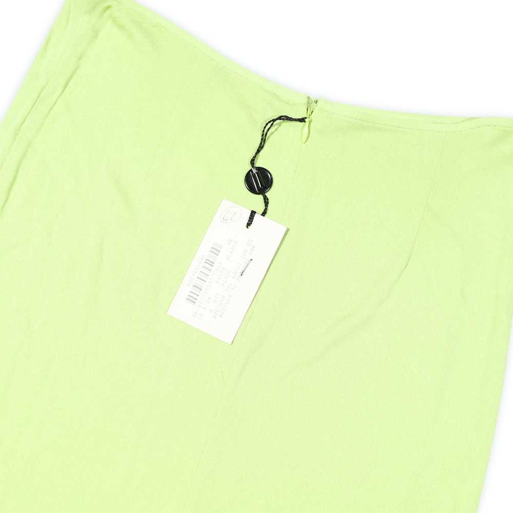 Gianni Versace SS98 Neon Green Rayon Skirt - image 5