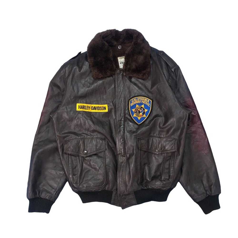 Genuine Leather × Harley Davidson × Leather Jacke… - image 1