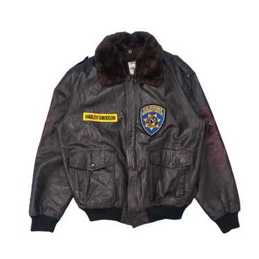 Genuine Leather × Harley Davidson × Leather Jacket