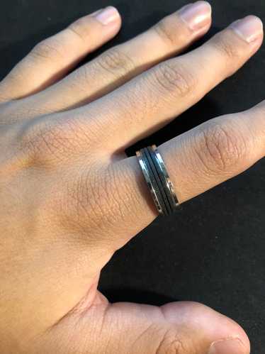 Vintage Black Stainless Steel Ring