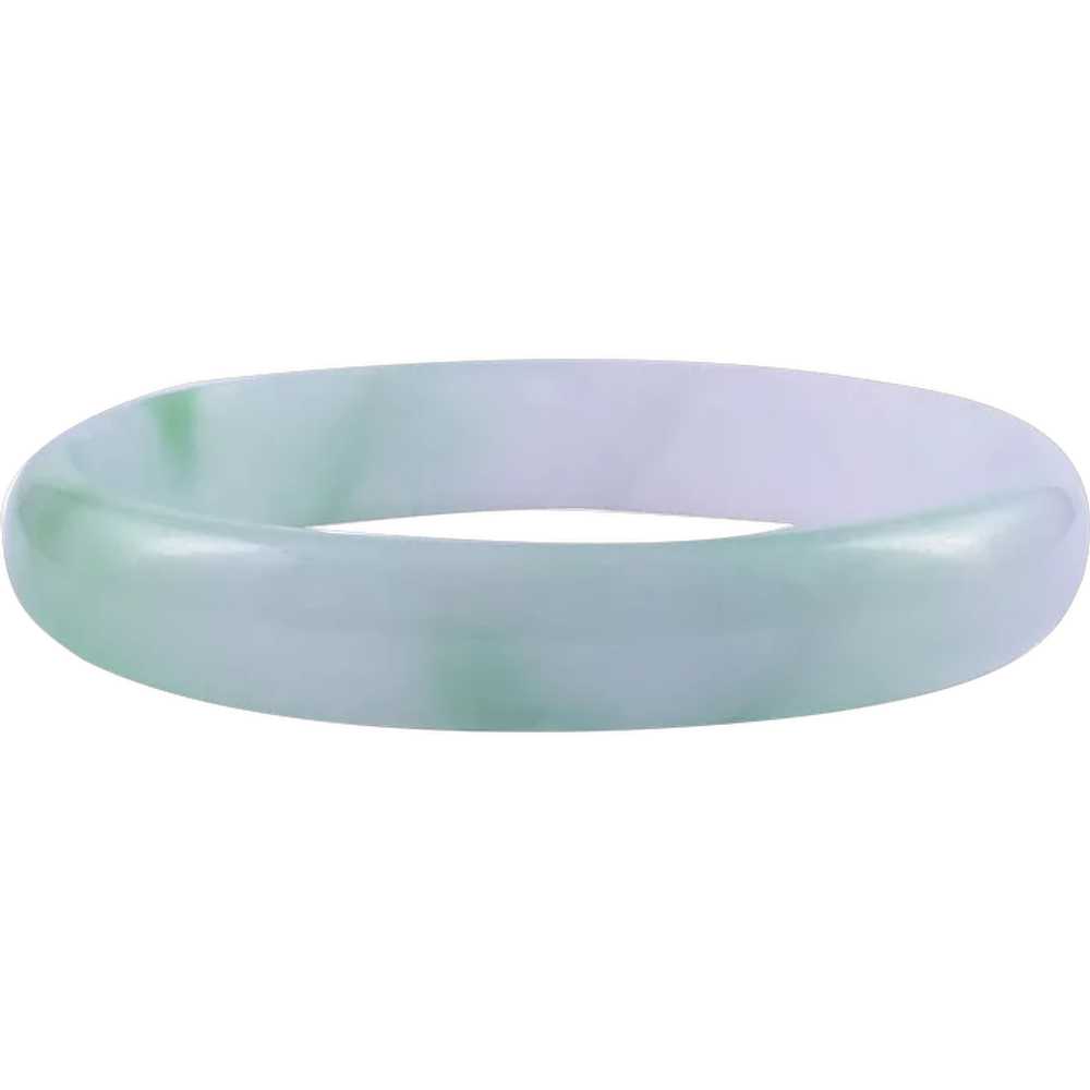 Natural Jade Bangle Bracelet - image 1