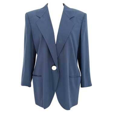 Genny Jacket/Coat Silk in Blue - image 1
