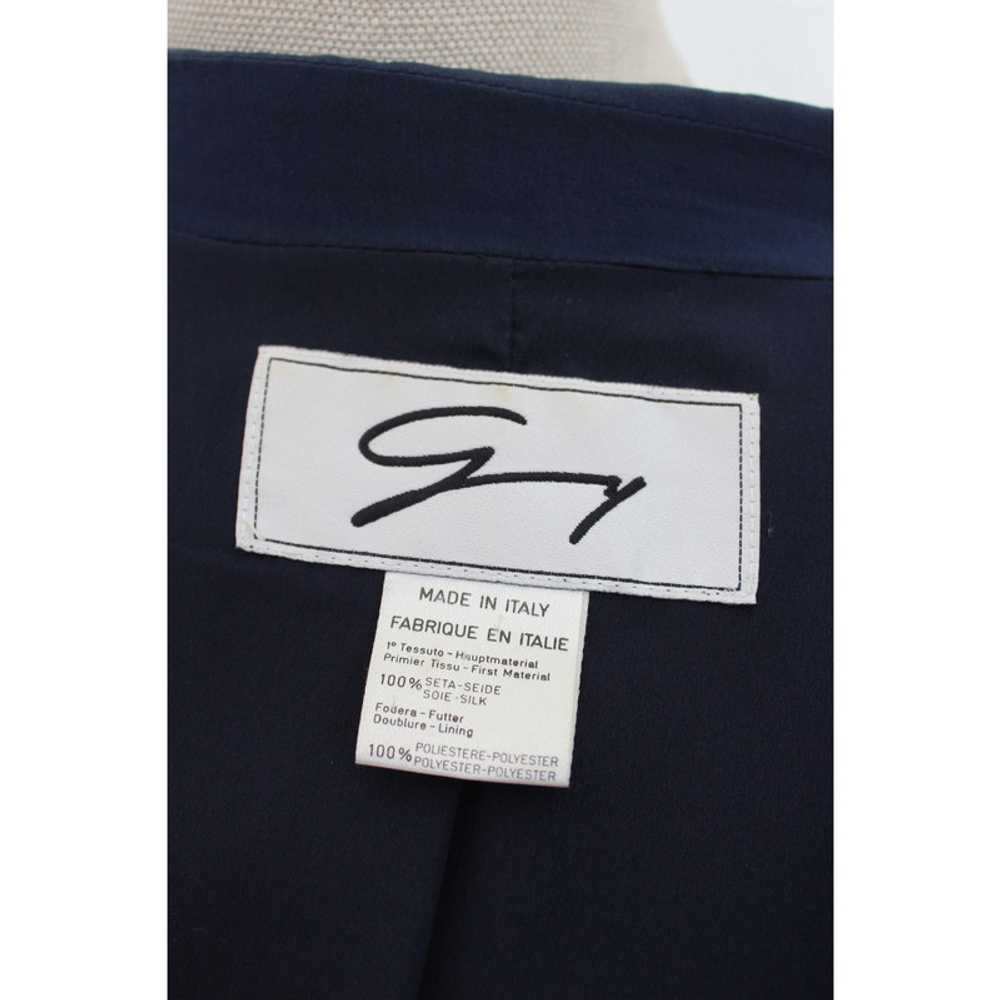 Genny Jacket/Coat Silk in Blue - image 7