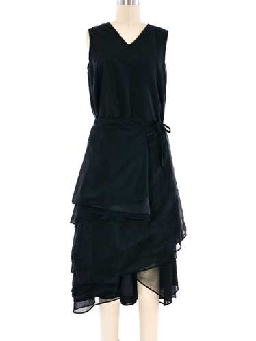 Comme des Garcons Tiered Wrap Dress