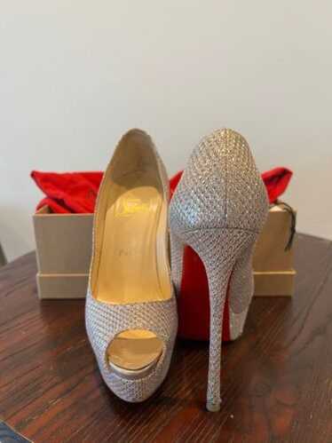 靴 FETISH PEEP 150 GLIT SUNSET/NAPPA A FETISH PEEP 150 GLIT SUNSET/NAPPA A（CHRISTIAN LOUBOUTIN