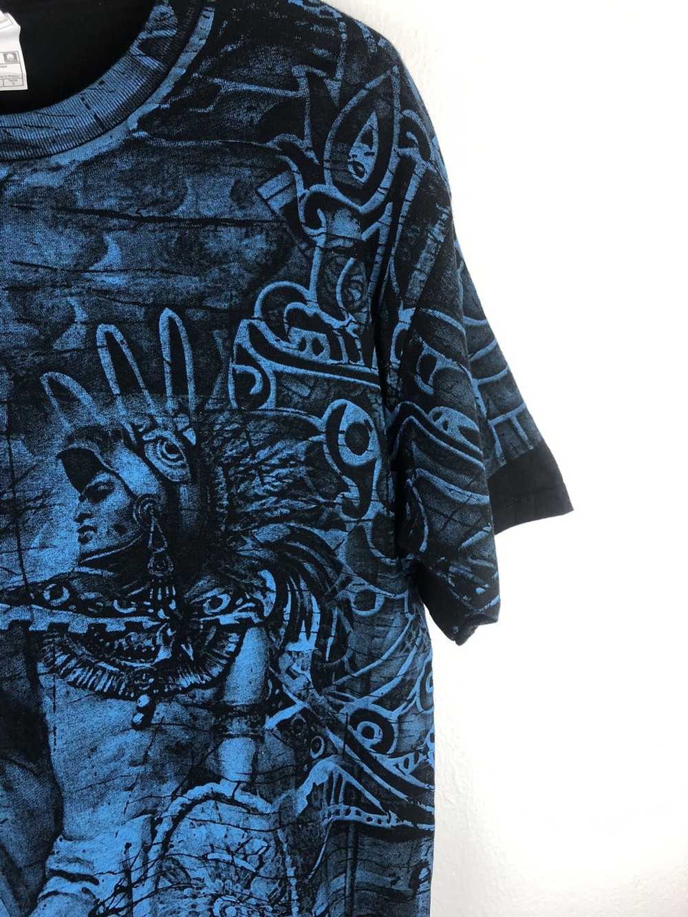 Art × Vintage Full Print Rey Azteca T-Shirt - image 4