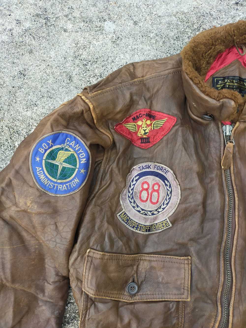 A2 Flyers Leather × Us Air Force × Vintage A2 Jac… - image 11
