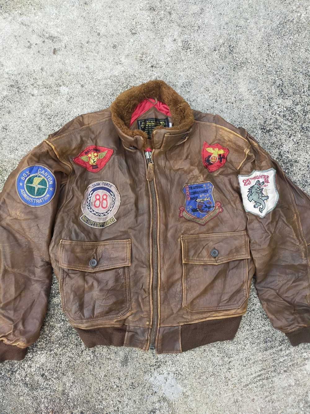 A2 Flyers Leather × Us Air Force × Vintage A2 Jac… - image 2