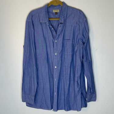 Sonoma Clothing Brand Short Sleeve Button-down Shirt Men's 2XL Gray