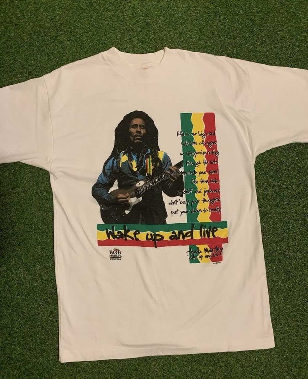 Bob Marley × Rap Tees × Vintage 1996 Bob Marley “… - image 1