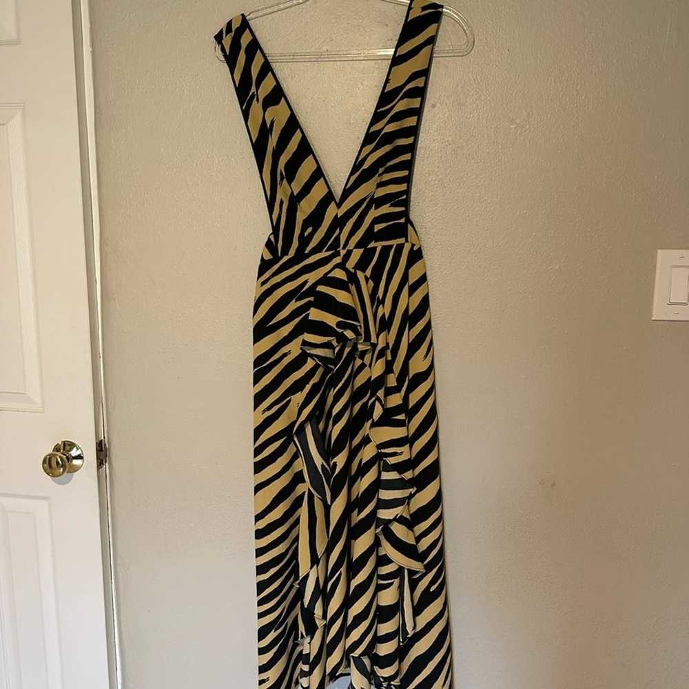 Topshop Zebra Print Pinafore Dress Topshop - image 9