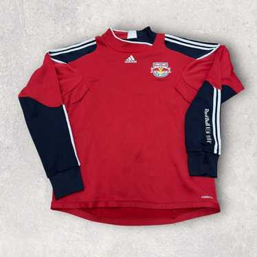 New York Red Bulls MLS Adidas Men's Blue Long Sleeve GoalKeeper Jersey