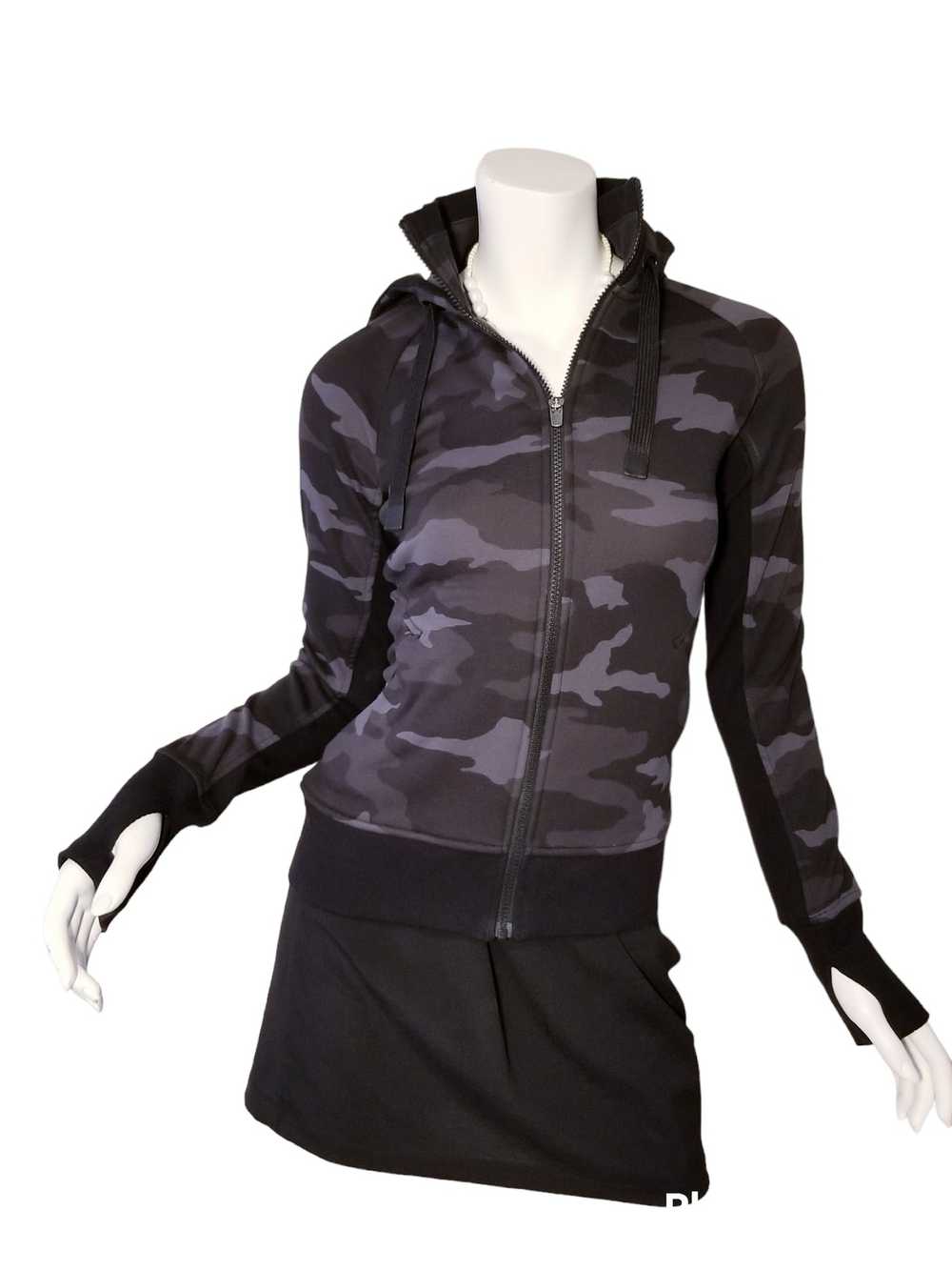 Athleta camouflage hooded full zipper - image 2