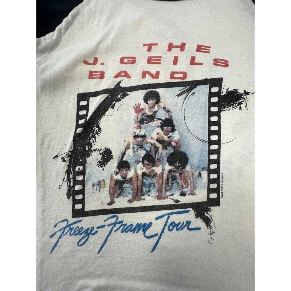 Vintage Vintage 80s The J. Geils Band 1981 Freeze… - image 5