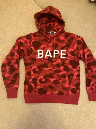 red and camo bape hoodie｜TikTok Search