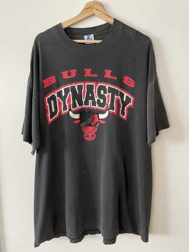 Vintage Chicago Bulls Double 3 Peat 'The Dynasty' Rap Tee (1998) — The  Pop-Up📍