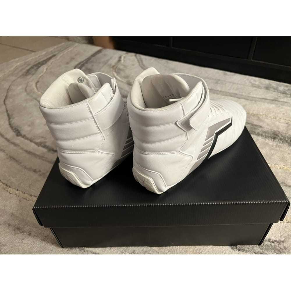 Prada Leather high trainers - image 3