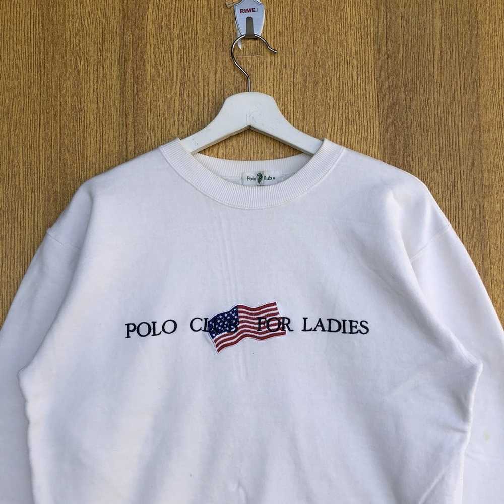 Vintage Vintage Polo Club For Ladies Sweatshirt J… - image 4