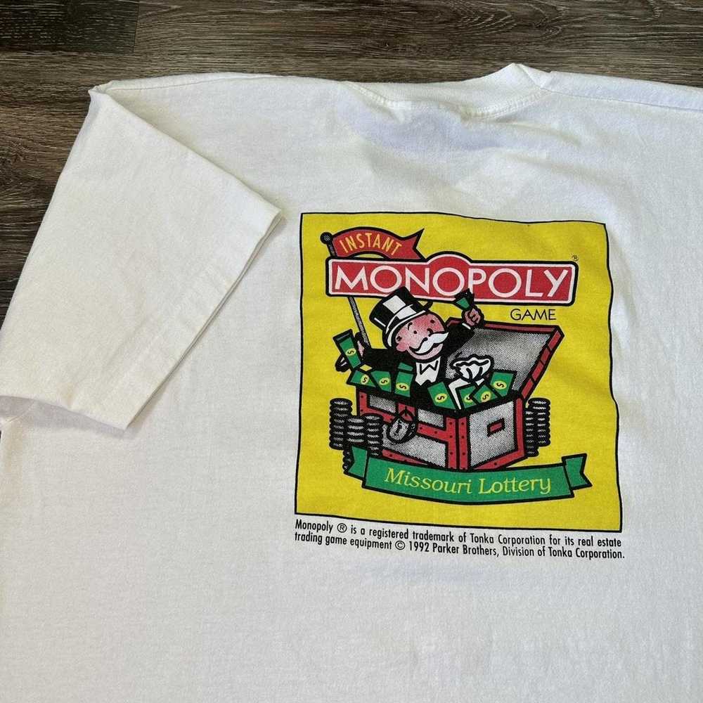 Vintage vintage white monopoly board game lottery… - image 1