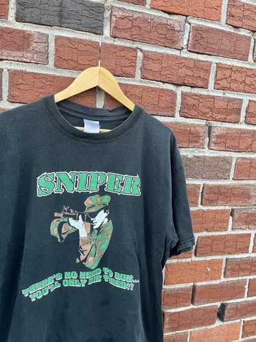 Vintage Vintage Sniper Army T Shirt size XL 1990s