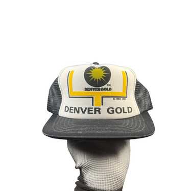 Vintage Vintage Denver Gold Trucker Hat Black/Gold